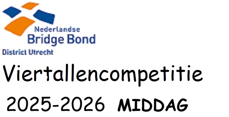 Inschrijving middagviertallen deel 2 GEOPEND